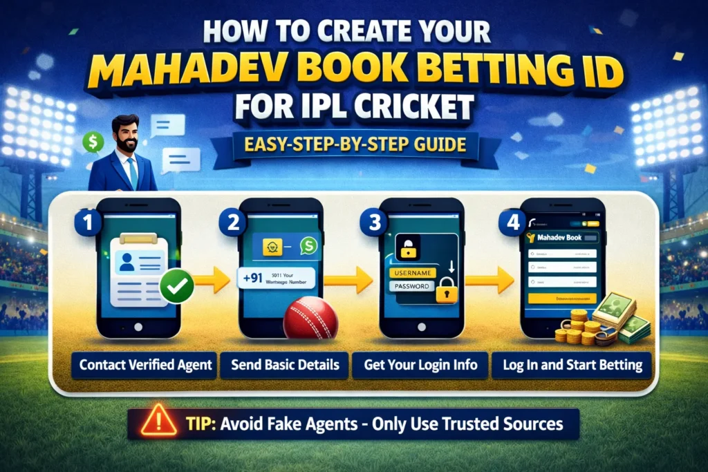 Mahadev Book IPL Cricket ID creation process step-by-step for beginners in 2026