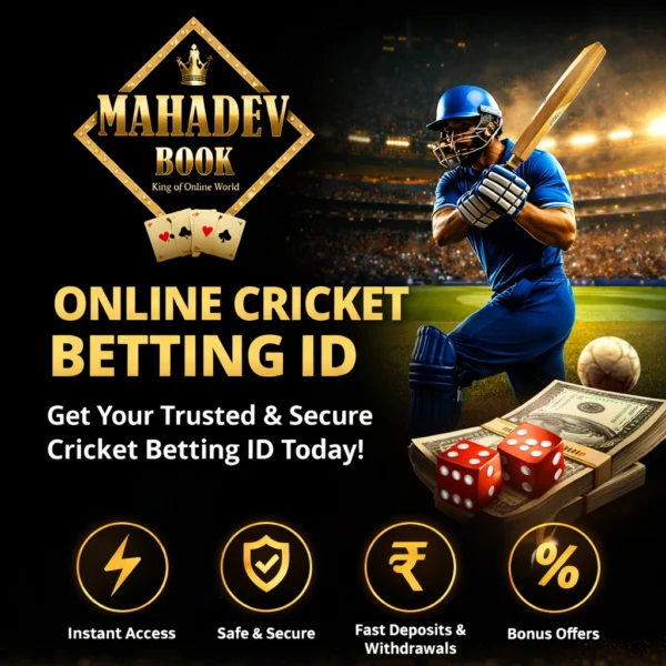 Online Cricket Betting ID Mahadev Book logo – trusted cricket betting platform