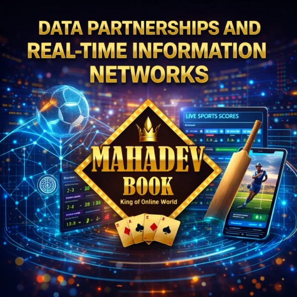 Data Partnerships and Real-Time Information Networks banner with Mahadev Book logo