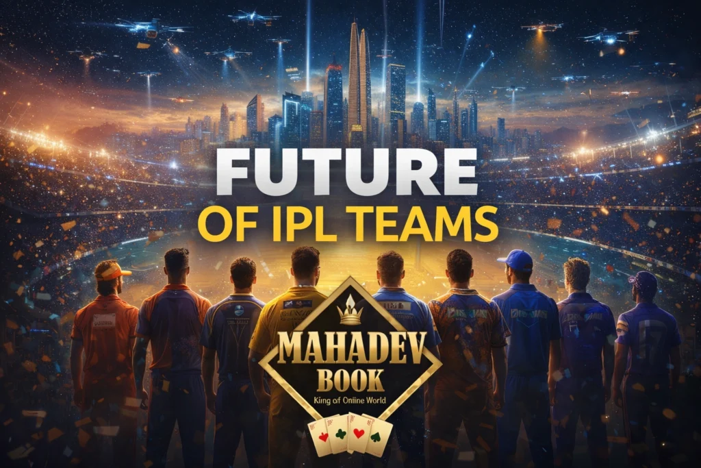 Future of IPL Teams and the growth of the Indian Premier League with Mahadev Book logo