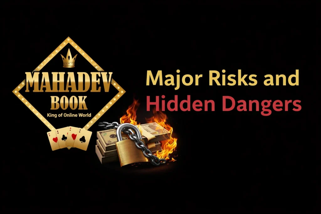 Mahadev Betting ID major risks and hidden dangers explained with logo