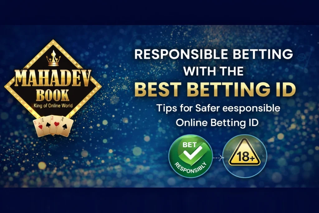 Responsible betting with the best betting ID using Mahadev Book trusted online betting platform