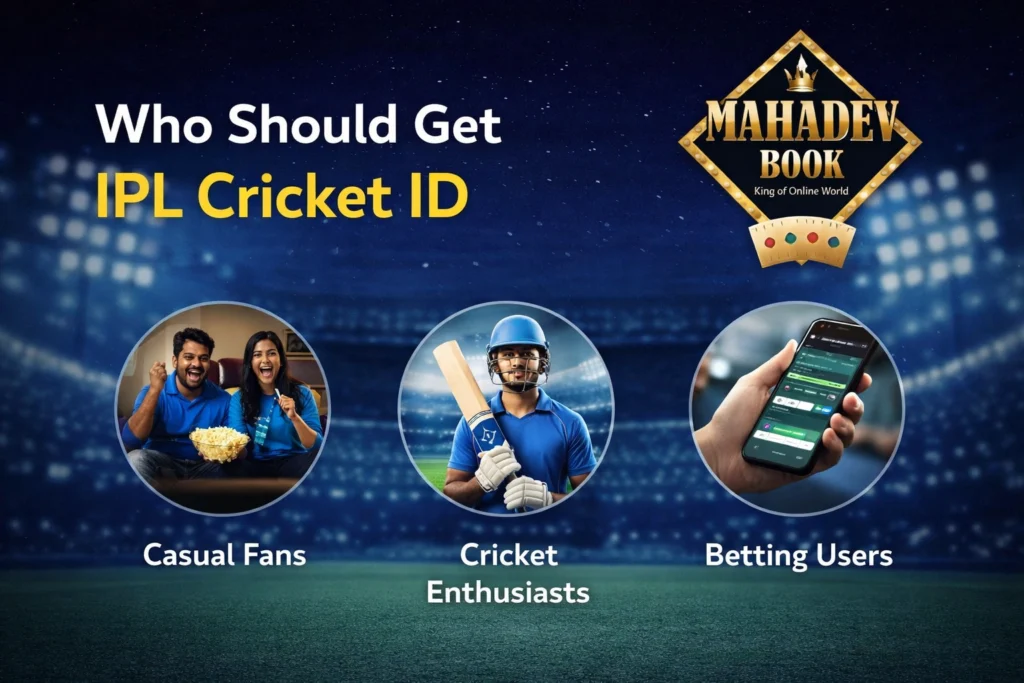 Who Should Get IPL Cricket ID Mahadev Book Logo for Cricket Fans Beginners and Users