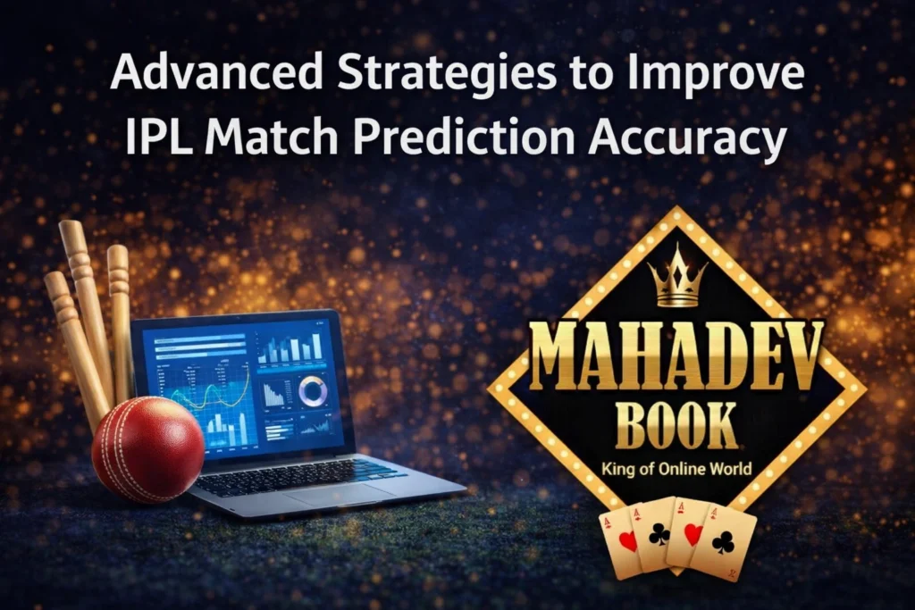Advanced strategies to improve IPL Match Prediction accuracy with expert analysis and Mahadev Book logo